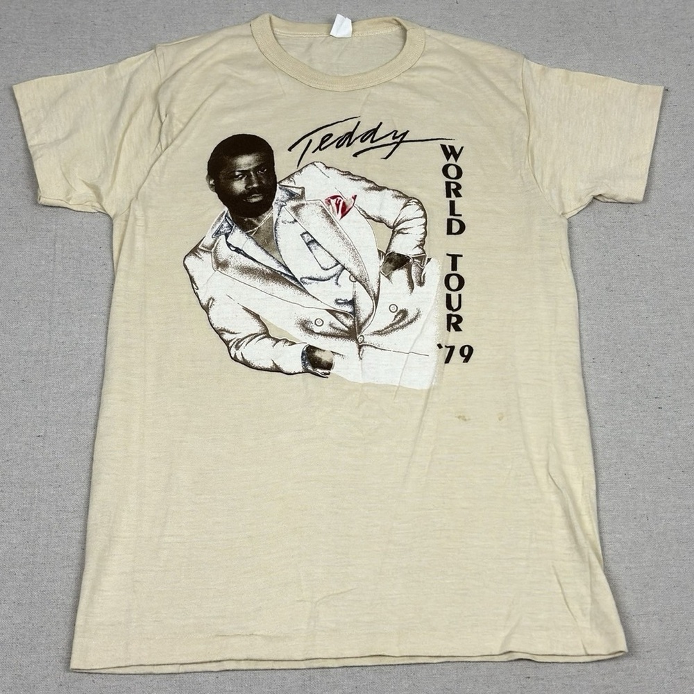 True Vintage 1979 Teddy Pendergrass Concert Tour Single Stitched T-shirt USA
